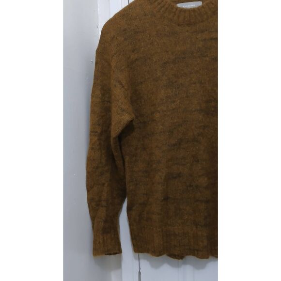 Everlane womens medium alpaca rust mustard yellow sweater super soft - Picture 3 of 8
